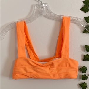 orange bikini top